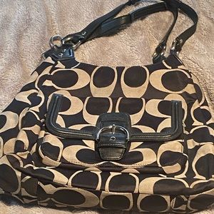 Coach signature purse
